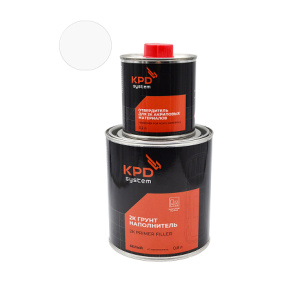 KPD SYSTEM Грунт акрил 2К(4+1) (0,8л+0,2л) (Белый) NEW