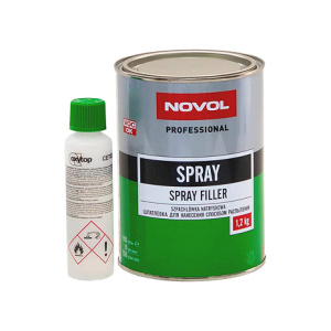 Novol Spray 1,2кг шпатлевка жидкая