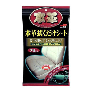 SOFT 99 Салфетки для кожи Leather Cleaning Wipe(7 шт)