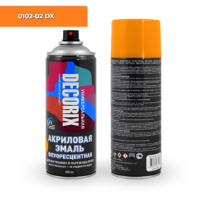 DECORIX Флуоресцентный эффект ОРАНЖЕВЫЙ (Ф02)