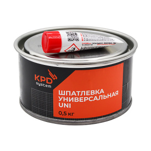 KPD SYSTEM Шпатлевка Универсальная (желтая) UNI 0,5 кг