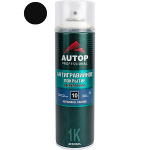 AUTOP №10 - Антигравийное покрытие Черное (650мл) СПРЕЙ