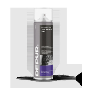DEPUR Чернитель + очиститель шин, 650 мл СПРЕЙ 