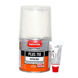 Novol 710PLUS Смесь для ремонта (п/э смола 0.25кг+отв.8гр+ст/ткань)